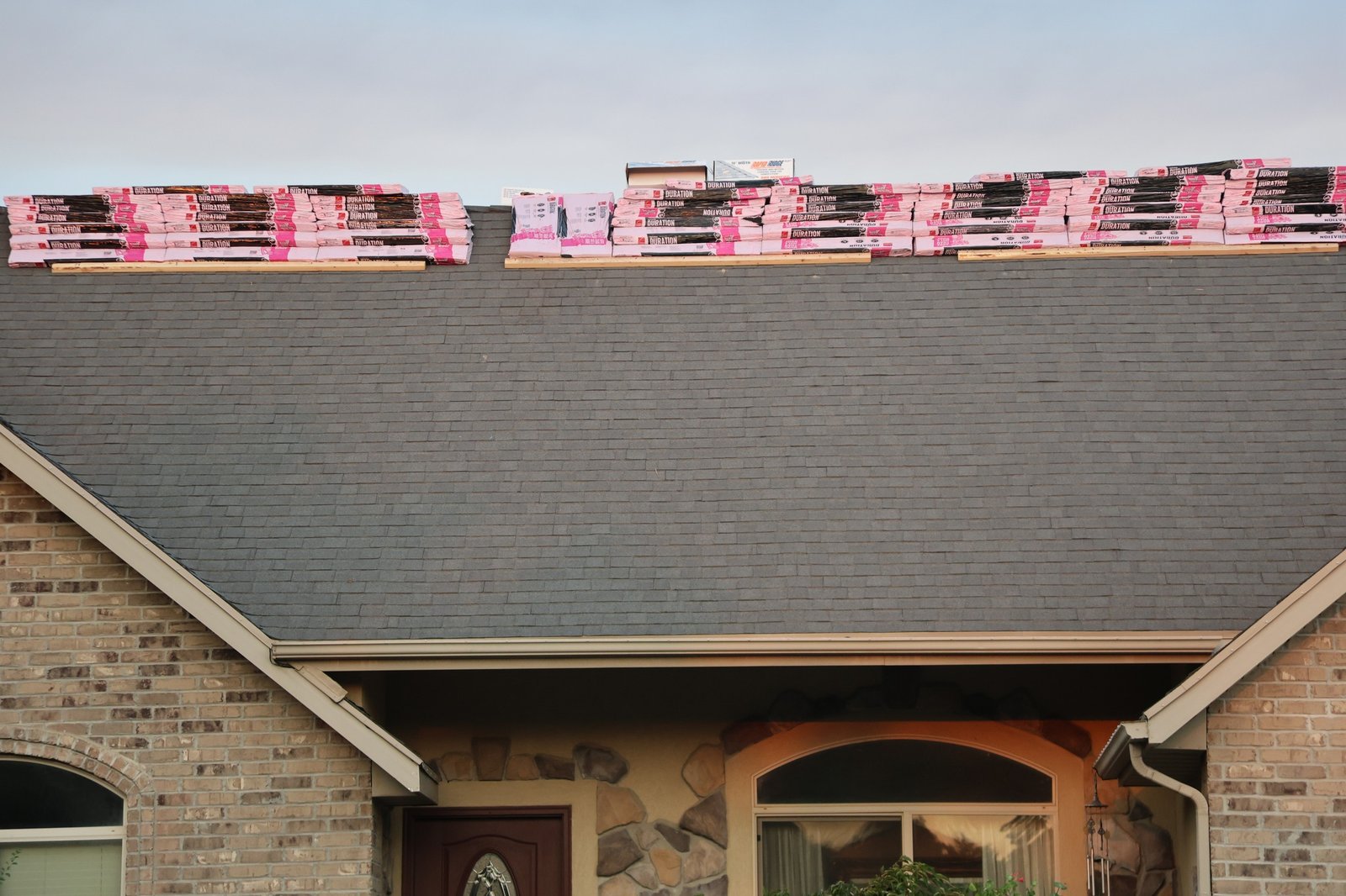 New architectural shingles installed on a Utah home